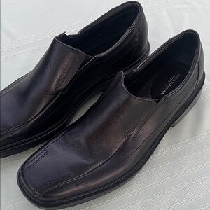 Bostonian Black Leather Slip-On Loafers size 13